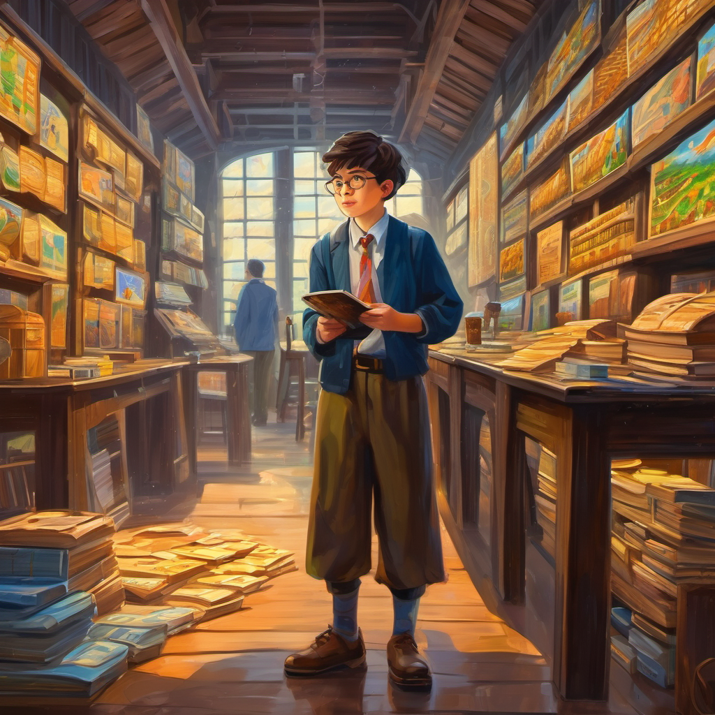 Curious 14-year-old, with a thirst for knowledge studies the stock market and buys shares