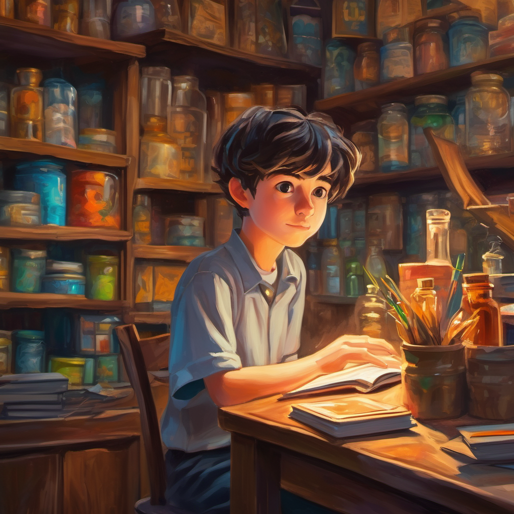 Curious 14-year-old, with a thirst for knowledge stays calm despite the market's ups and downs