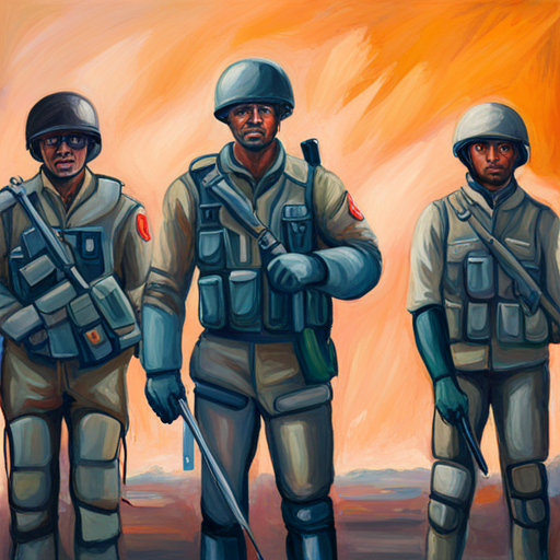 Squad saving the day, standing together as heroes