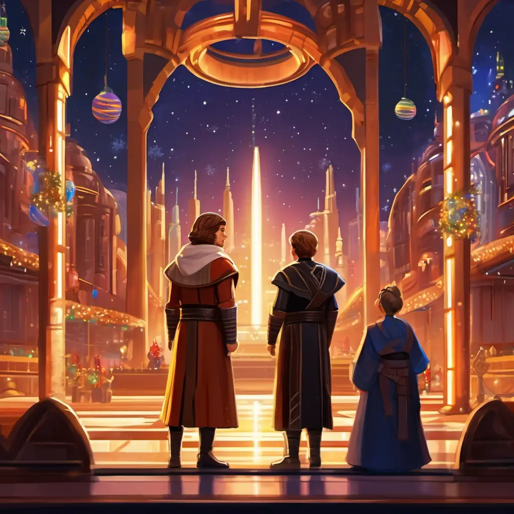 Introduction and setting the stage for the story on Coruscant with the character Anakin.