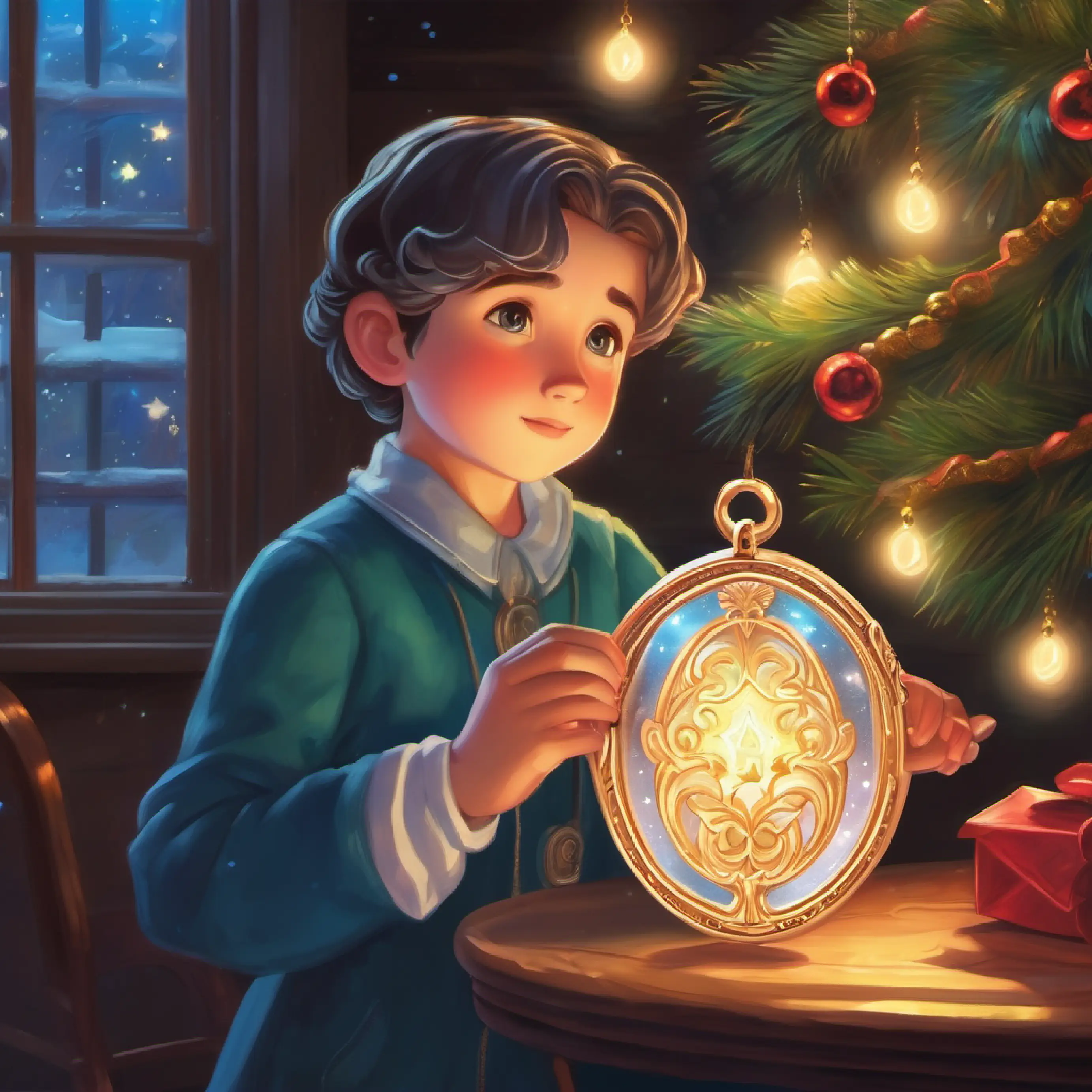 Main character finds the locket, satisfying the Pale, translucent figure with sorrowful eyes and ethereal glow’s request.