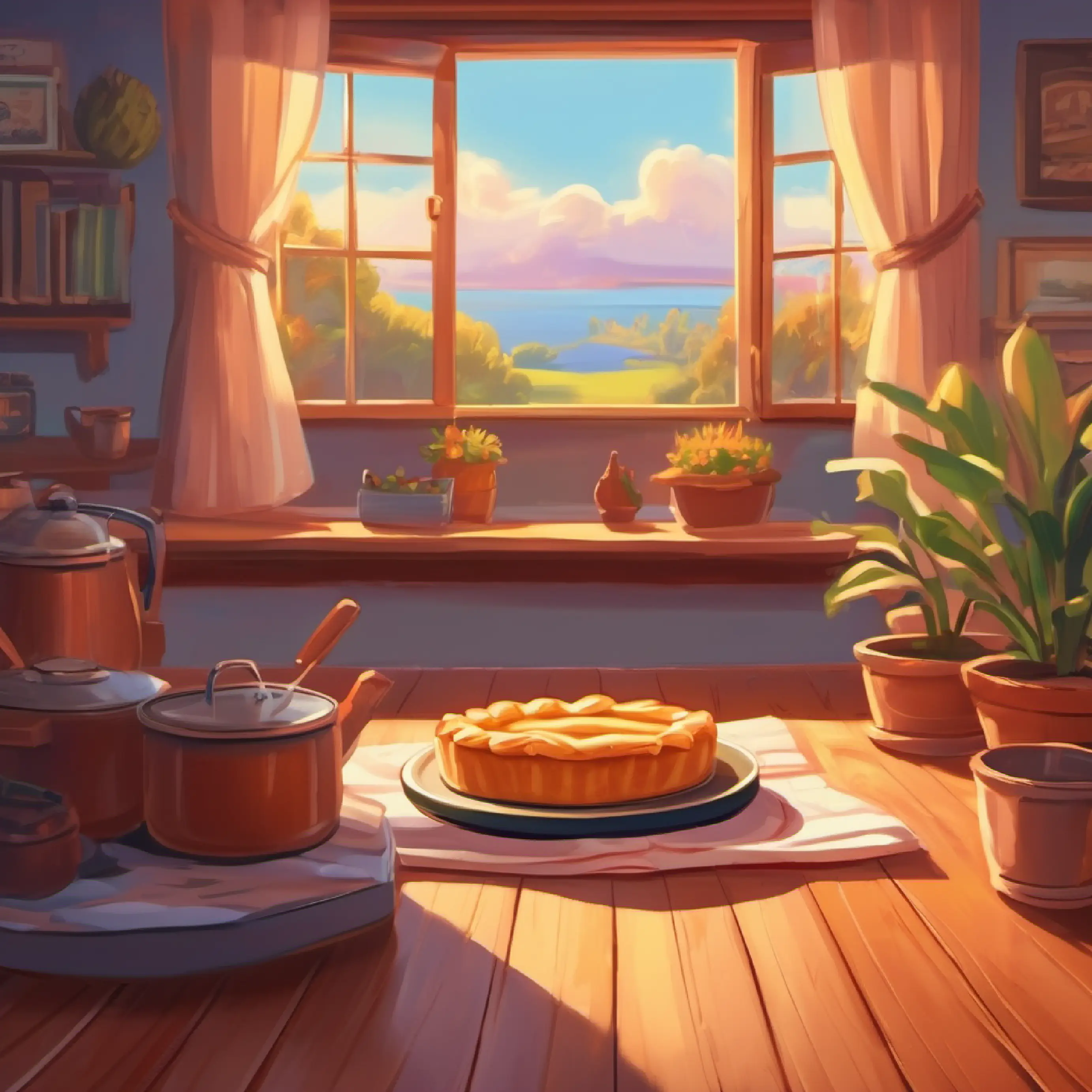Warm home, smell of pie