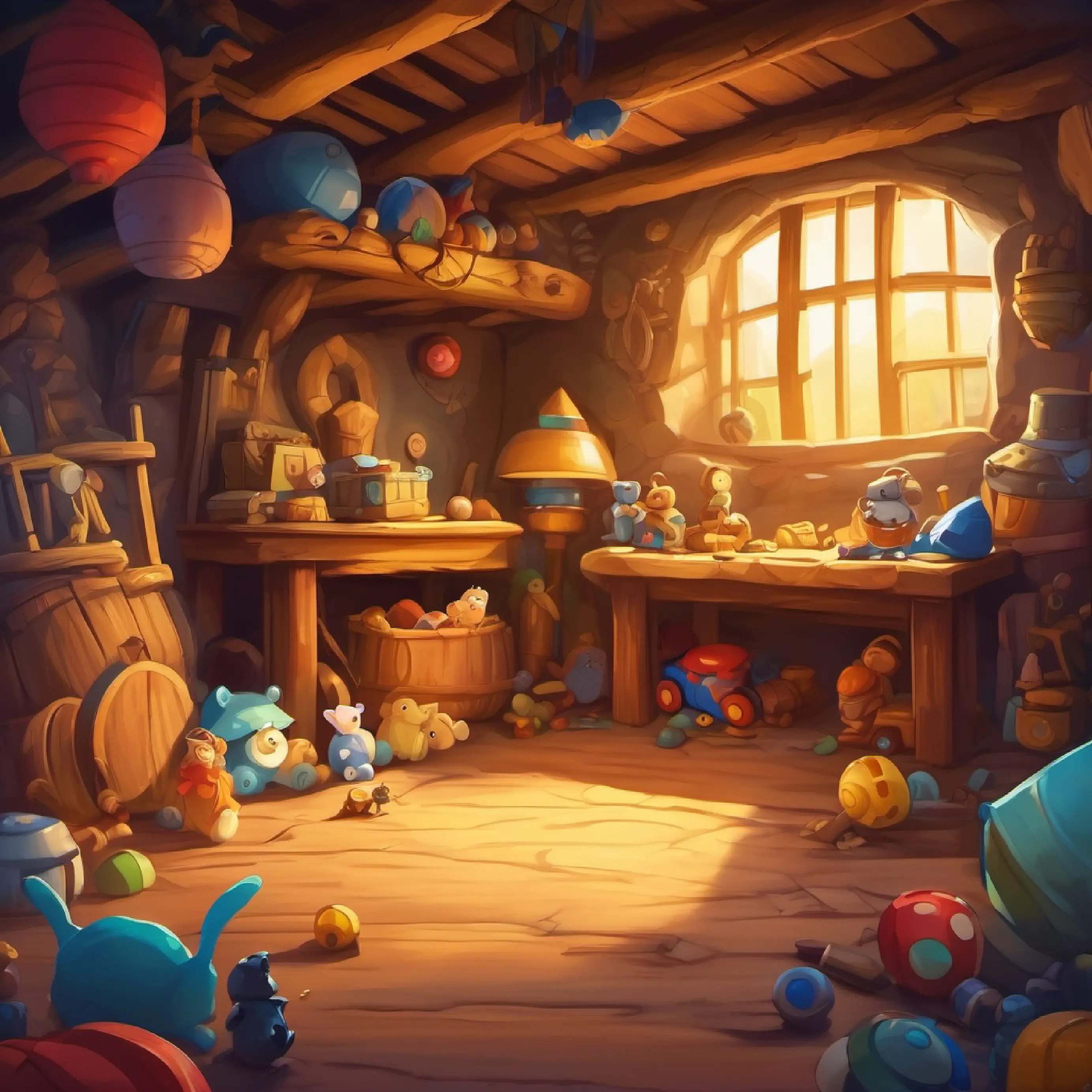 A room full of toys is discovered, the treasure of the cave.