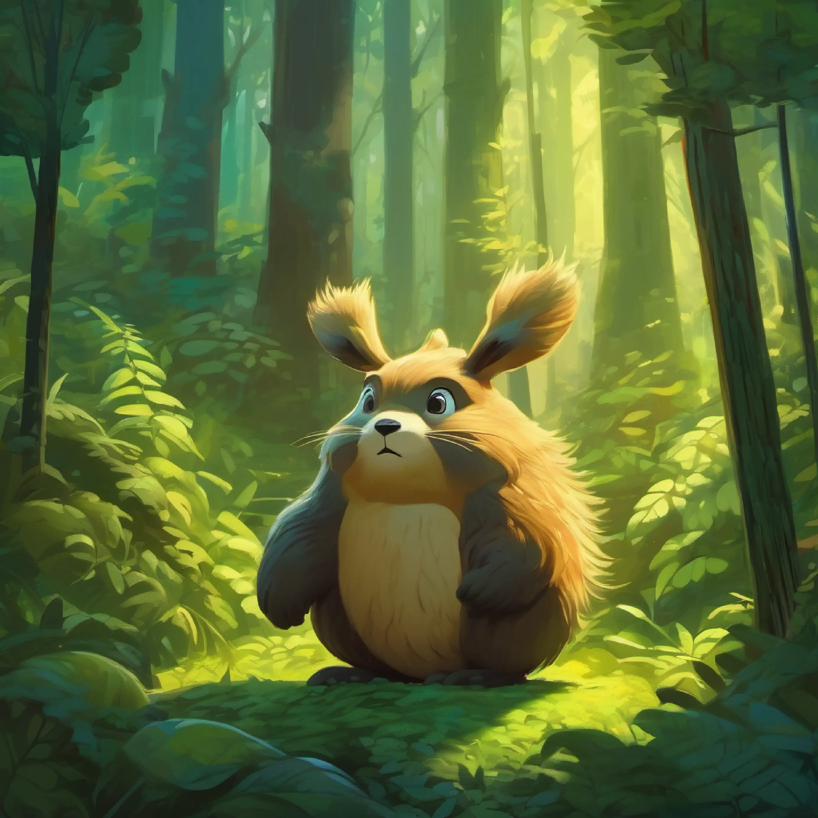 An intelligent forest creature explains the forest's power