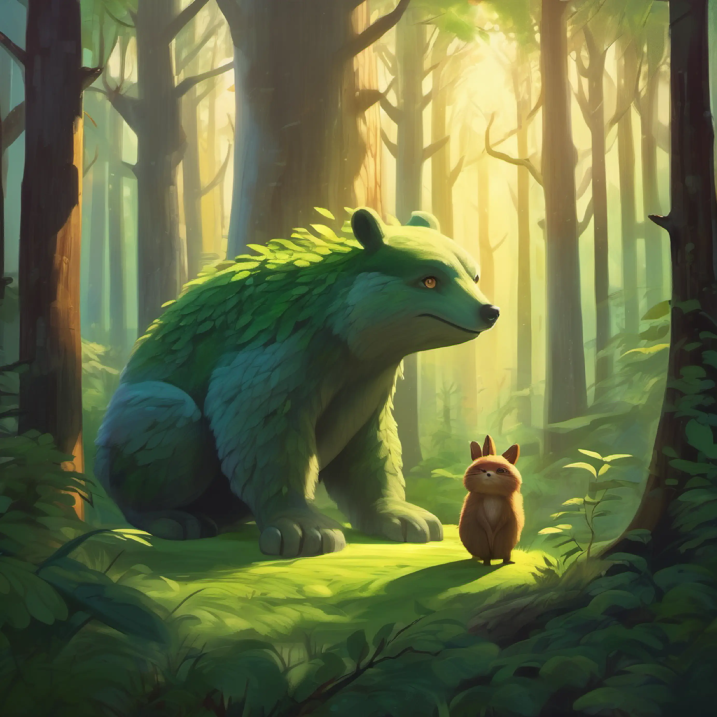 Creature warns of the fragility of the forest