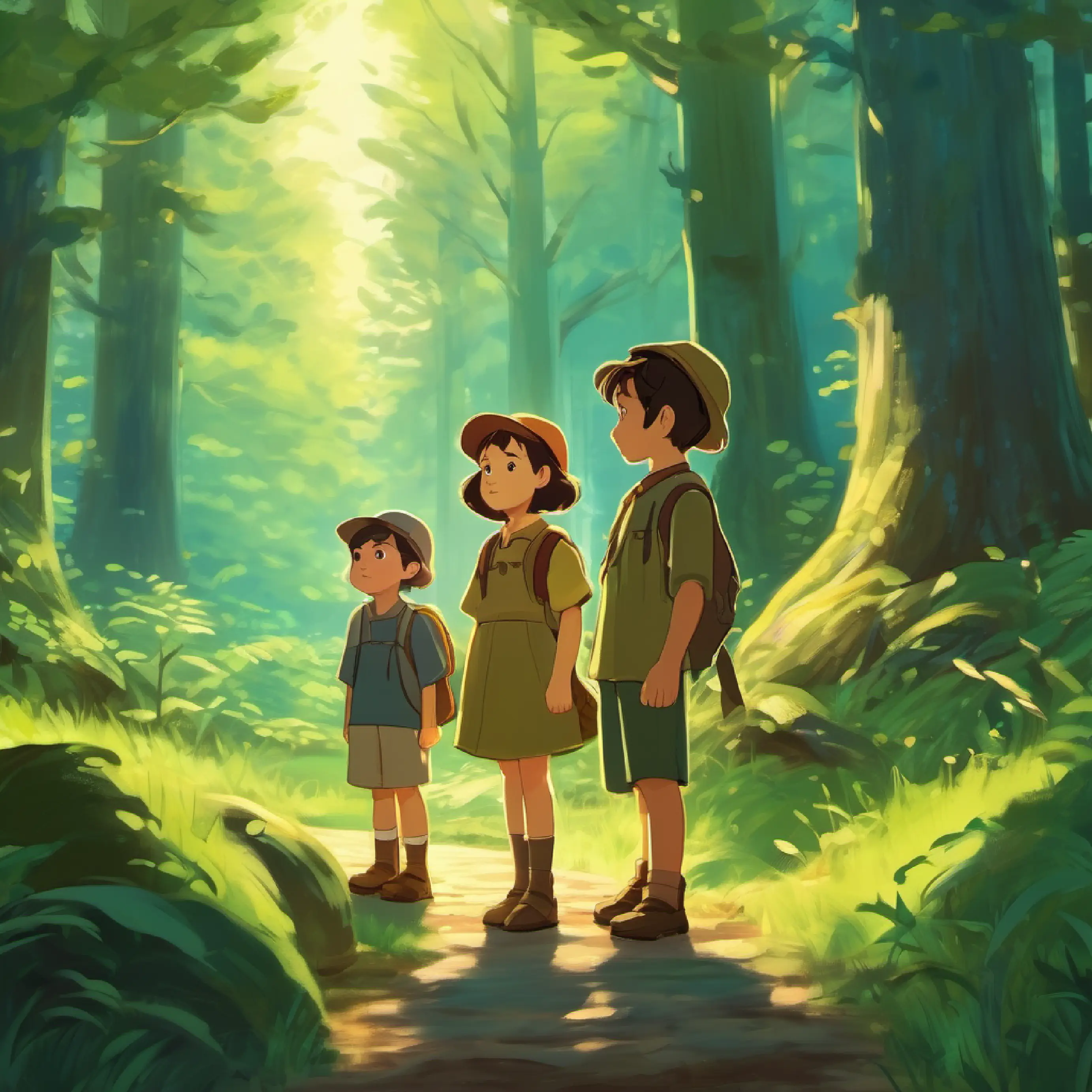The children vow to protect the forest