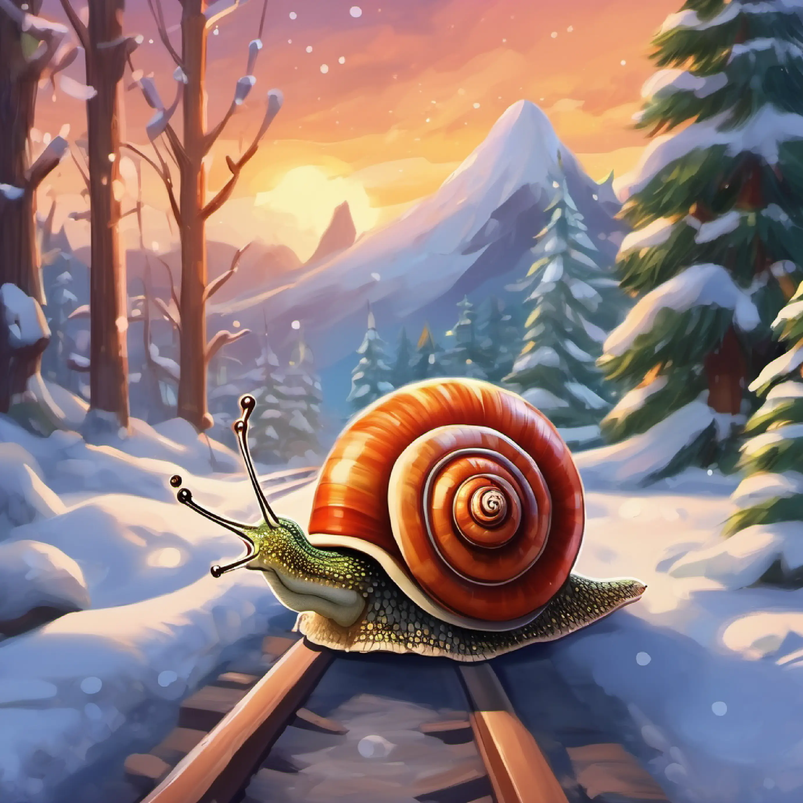 Snail starts an adventure, loses track of parents