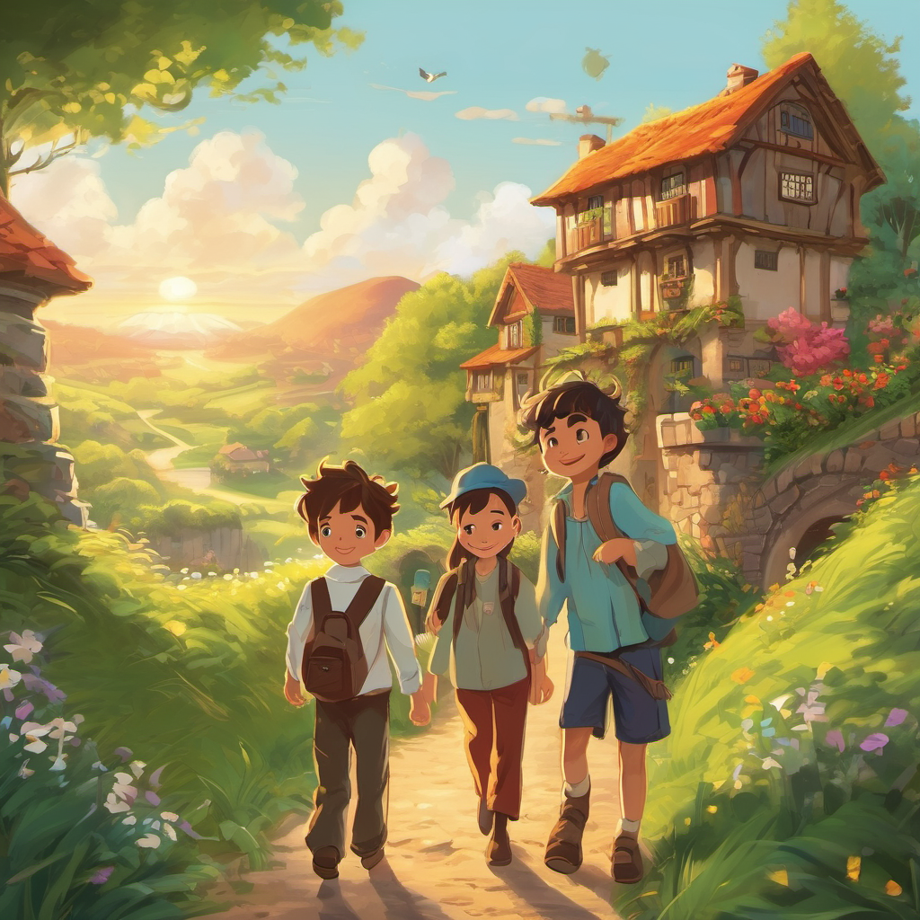 Finally, after spreading their cheer far and wide, Ethan and Ellie returned to their cozy village. Little did they know, the impact of their adventures had reached even the farthest corners of the world. Positivity was now blooming everywhere, and people carried their newfound happiness like a precious treasure. From that day forward, Ethan and Ellie became known as the bringers of joy. Their friendship was an everlasting reminder that positivity is contagious, and by sharing your energy with others, you can make the world a brighter and happier place.