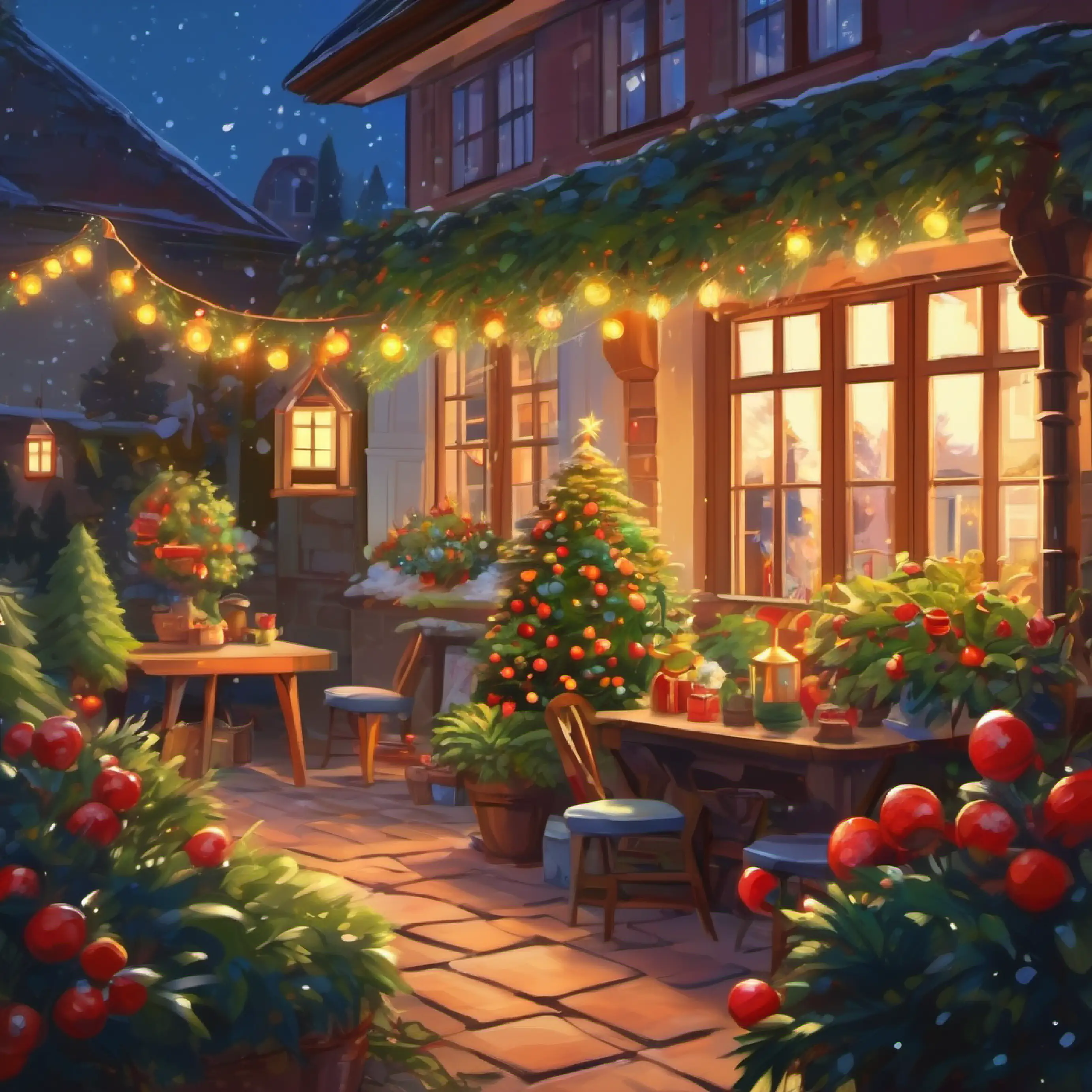 Friends realize the garden is filled with care, trust, and warmth.