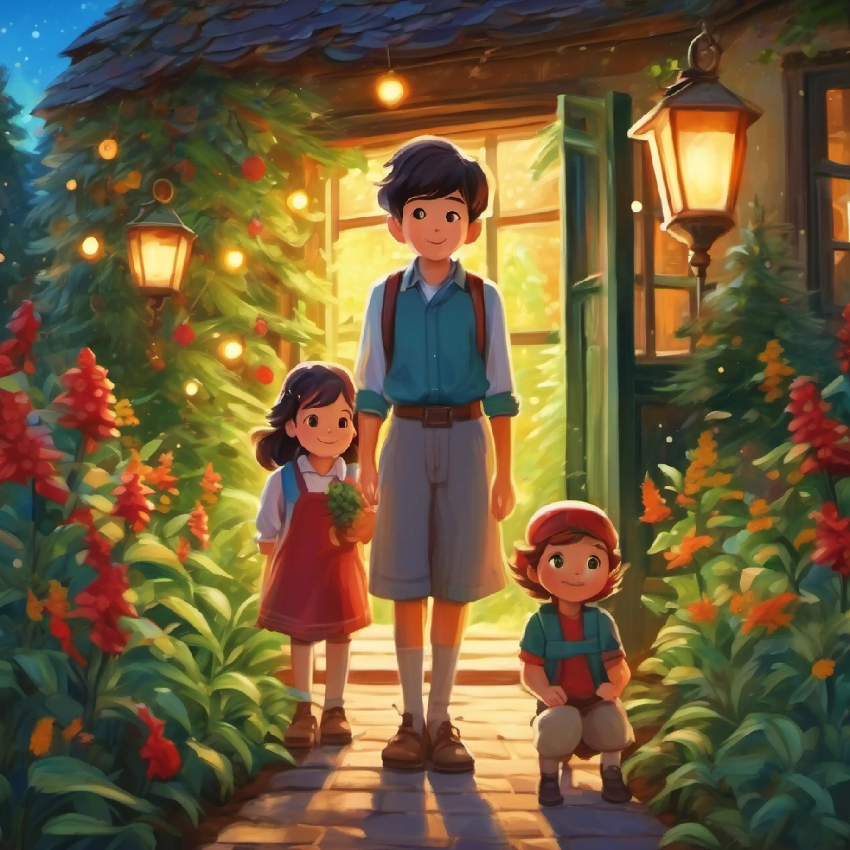 Children promise to keep the garden secret, recognizing its bond-strengthening nature.