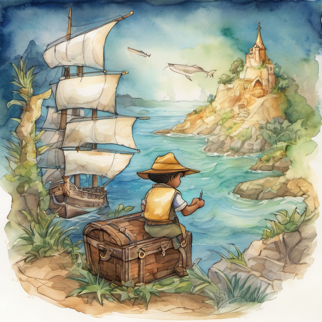 Their quest began when they discovered an old map hidden in a dusty chest. The map revealed the location of a legendary treasure hidden on a faraway island. Full of excitement, Patch's confidence soared as he led his crew towards their new adventure. As they sailed through rough waters and faced fierce challenges, doubts began to creep into Patch's mind. He worried whether he was truly capable of finding such a grand treasure. The other animals noticed his lack of confidence and decided to help him overcome his fears.