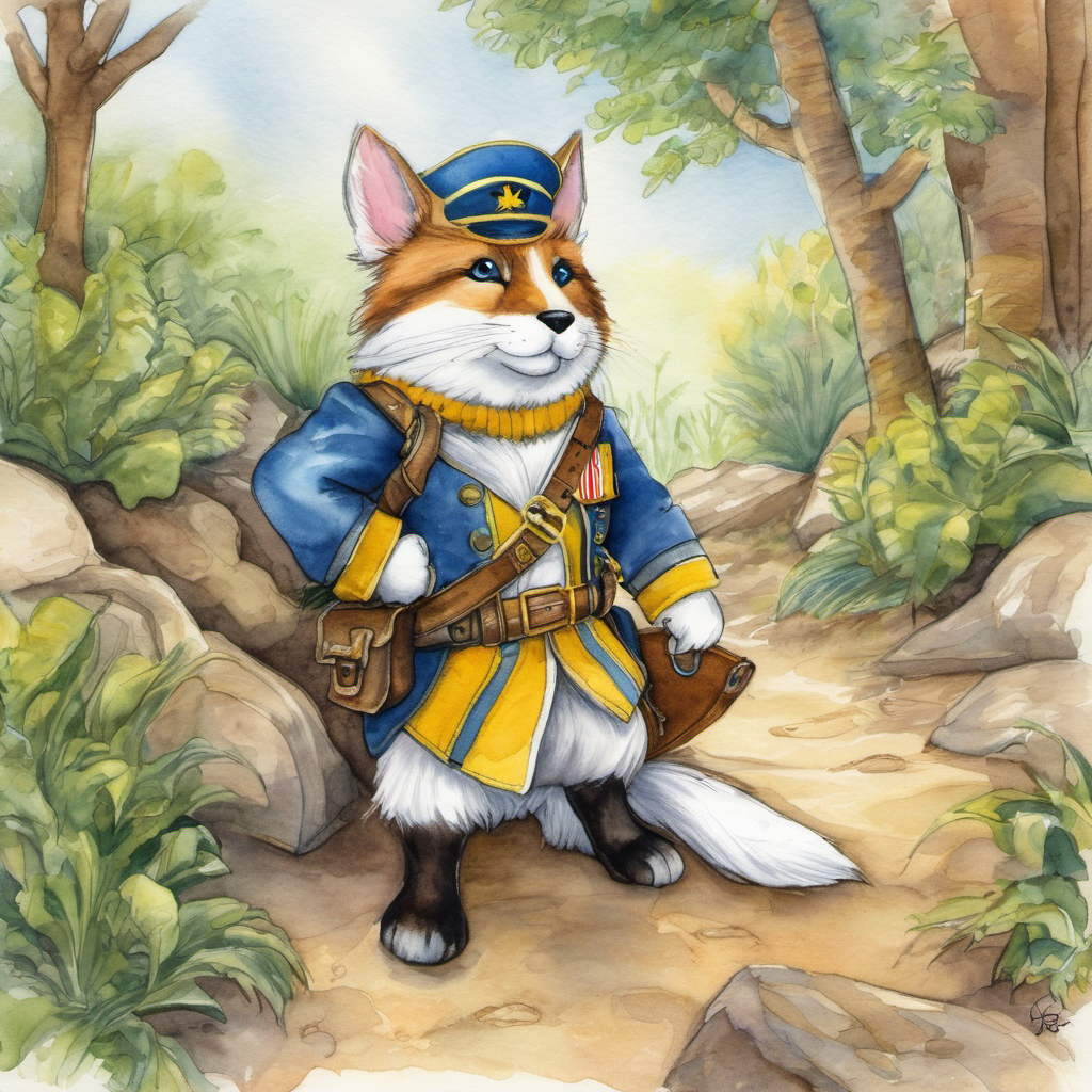 Captain Whiskers, with his wisdom acquired over many adventures, sat Patch down and reminded him of all his past accomplishments. "Remember, Patch," he said reassuringly, "You have solved tricky puzzles, overcome obstacles, and always led us with your cleverness. You are more than capable of finding this treasure. Believe in yourself!" Bosun Barks-a-Lot, who had seen Patch's bravery countless times, chimed in. "You've always been there for us, Patch. Your loyalty and determination are remarkable. Trust in your abilities, and we will always be right behind you, supporting you every step of the way."