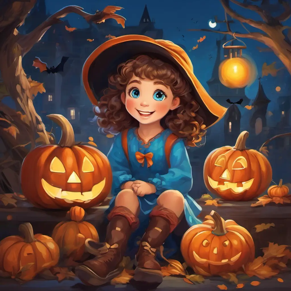 Curly brown hair, bright blue eyes, cheerful girl's toys sat happily, their stitched smiles beaming with excitement and understanding.