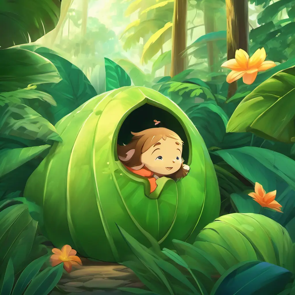 The Green shell, kind eyes, and slow smile was seen waving goodbye to the animals as they all went to sleep in their cozy homes. The jungle was peaceful and calm under the Green shell, kind eyes, and slow smile's rule.