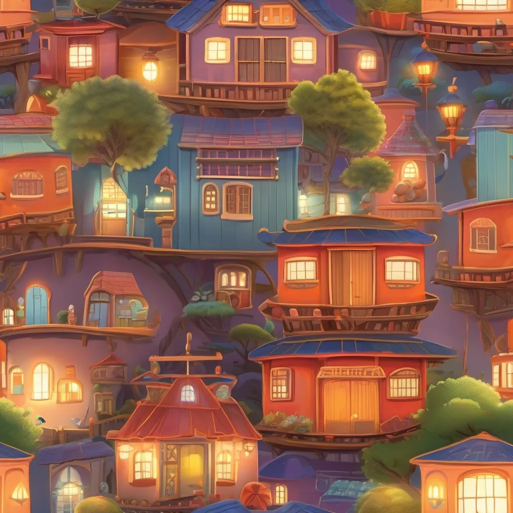 Toys quietly returning to their places as the first light of dawn breaks, whispering goodnight to each other.