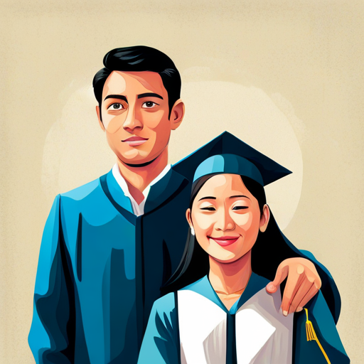 Nikhil and Rita graduate with top honors, supported by their friendship