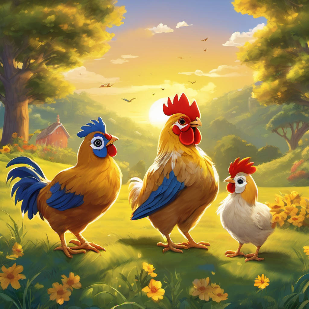 As the sun began to set, El Pollo Amarillo thanked his friends for joining him on this special day. They agreed that they had learned many things - their ABCs, the importance of friendship, and the joy of working together. They decided that they would have picnics and adventures more often to keep their friendship and learning growing forever. And so, El Pollo Amarillo and his friends lived happily ever after, cherishing the memories they made on their special day of friendship, fun, and ABCs. The End.