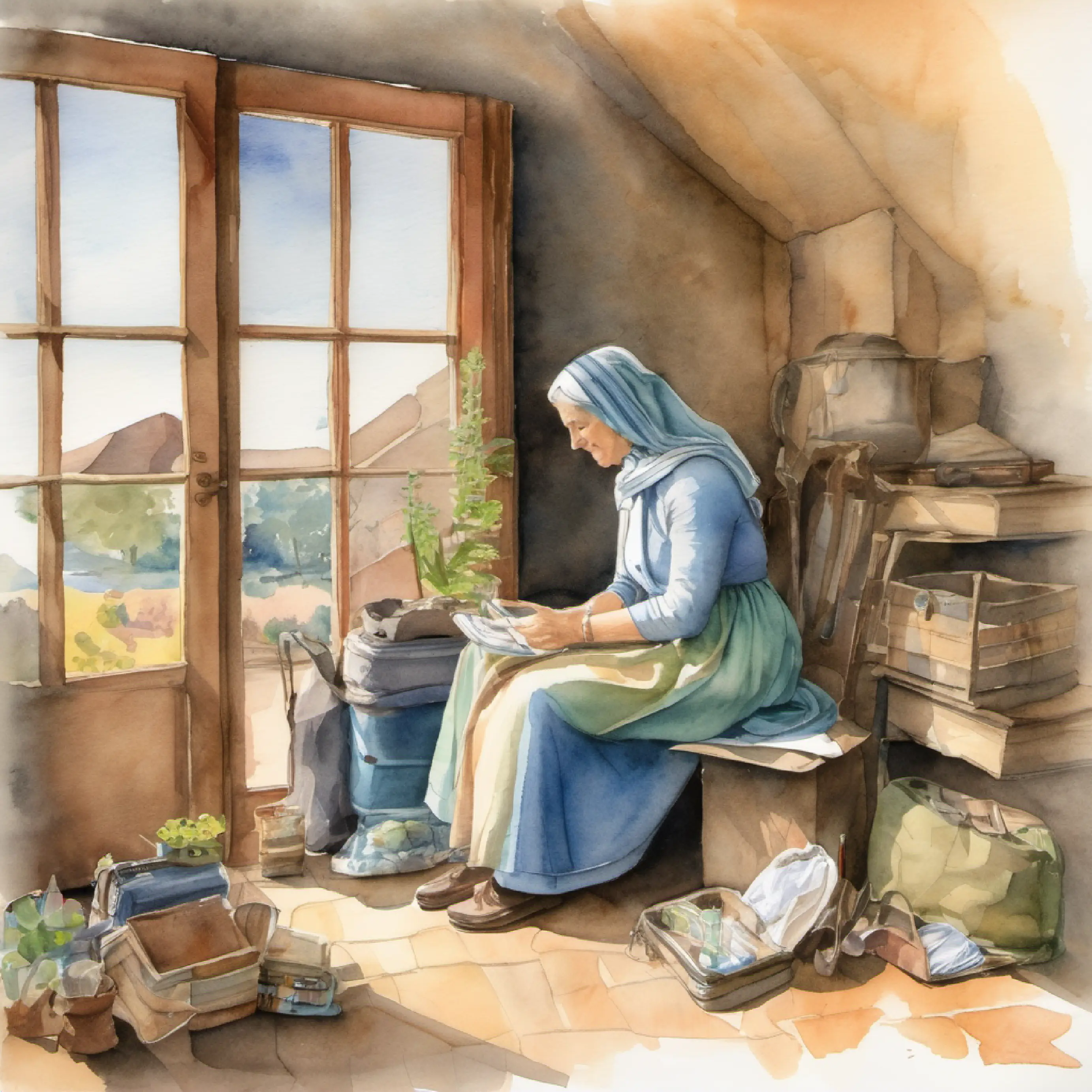 Mary reflects on the importance of taking care of her belongings.