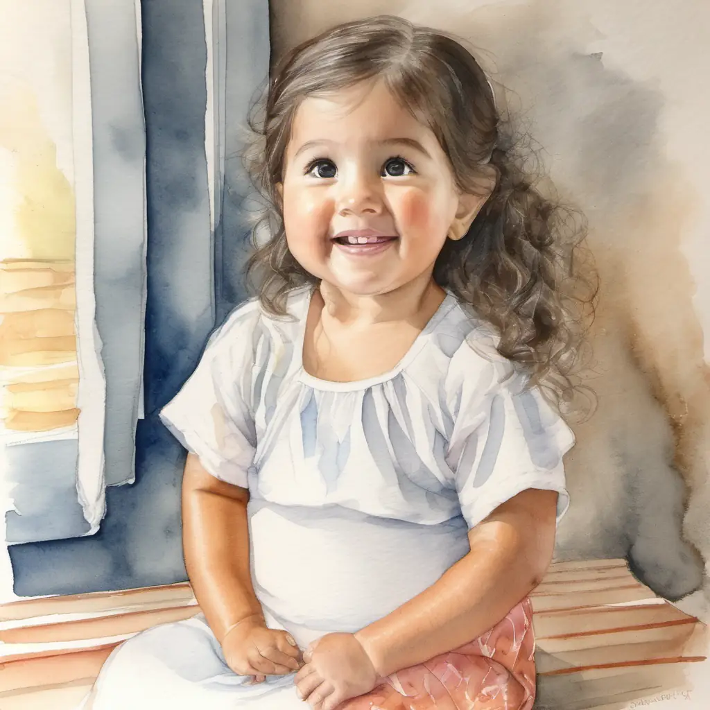 Valeria's anticipation, watching her mom's growing belly, and excitement about meeting her new sibling.