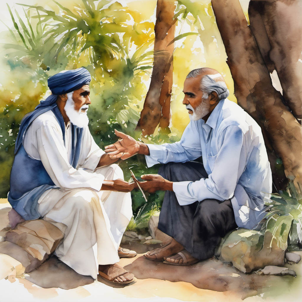 One day, Ali decided to seek guidance from the village elder. The elder was known for his wisdom and had the ability to unravel the most complicated of dilemmas. Ali explained his situation, pouring out his heart and seeking advice on how to proceed. The elder listened carefully and pondered for a moment. He then shared a wise perspective with Ali. He explained that love was a powerful force but could also present challenging situations. He told Ali that he possessed a rare opportunity to create harmony, honesty, and love.