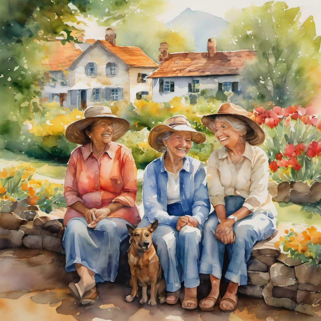 As time passed, the trio grew together, forming a remarkable bond filled with love, trust, and immense understanding. They shared their joys, their fears, and their dreams, never seeing their unique connection as something negative, but rather as an opportunity to learn, grow, and spread love in the world. Their story spread throughout the village, and people became curious about this remarkable relationship. The more they learned, the more they too began to appreciate the power of love, acceptance, and open-mindedness.