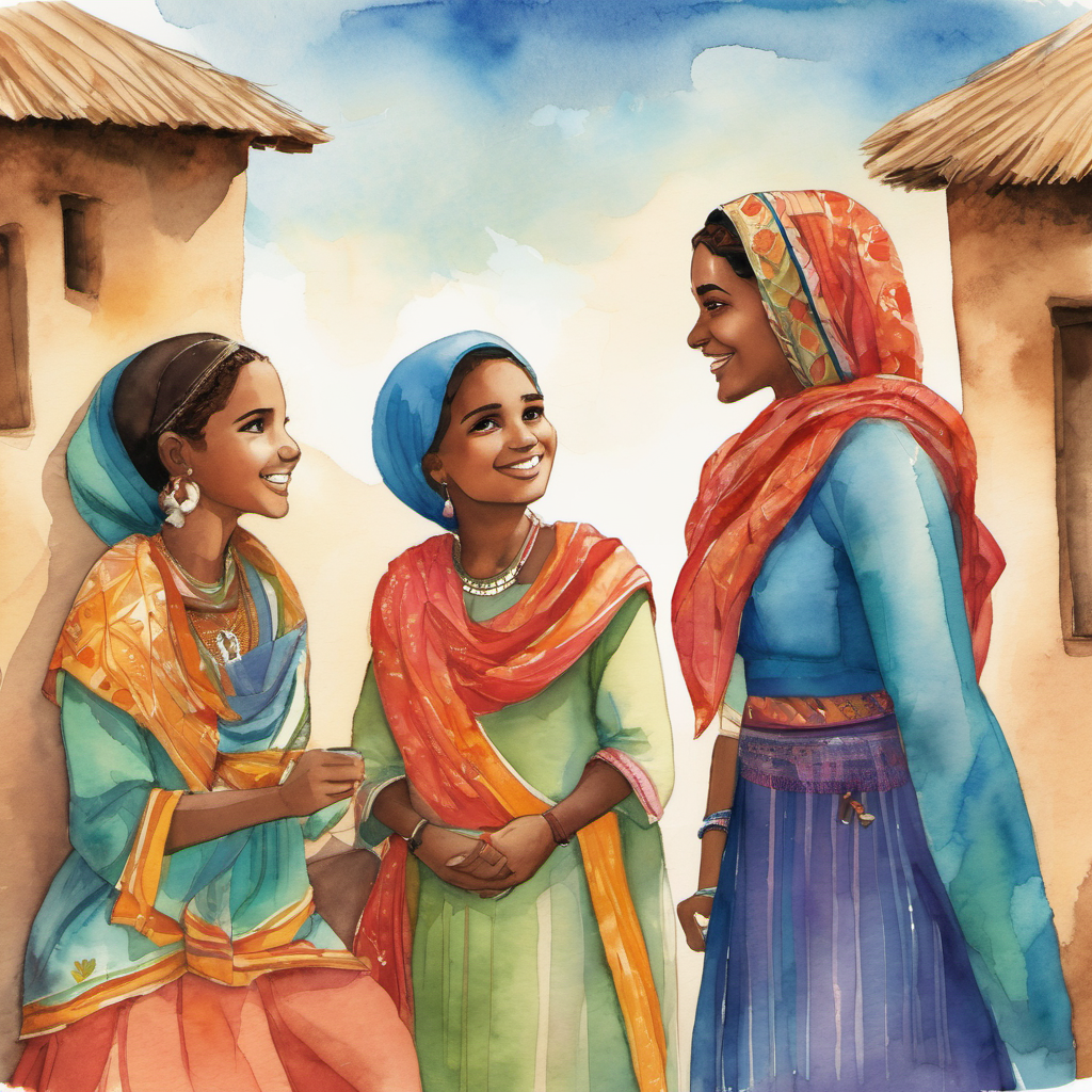 Ali, Amara, and Aisha had become pillars of their community, teaching others that love has no boundaries and can lead to extraordinary harmony. Other families in the village realized that love could be expressed in various ways and that compassion, communication, and honesty were the key ingredients to making it work. And so, the village embraced the extraordinary story of Ali, Amara, and Aisha. The tale became a folklore that was shared with children and adults alike, reminding everyone that love, kindness, and open-mindedness could create miracles.