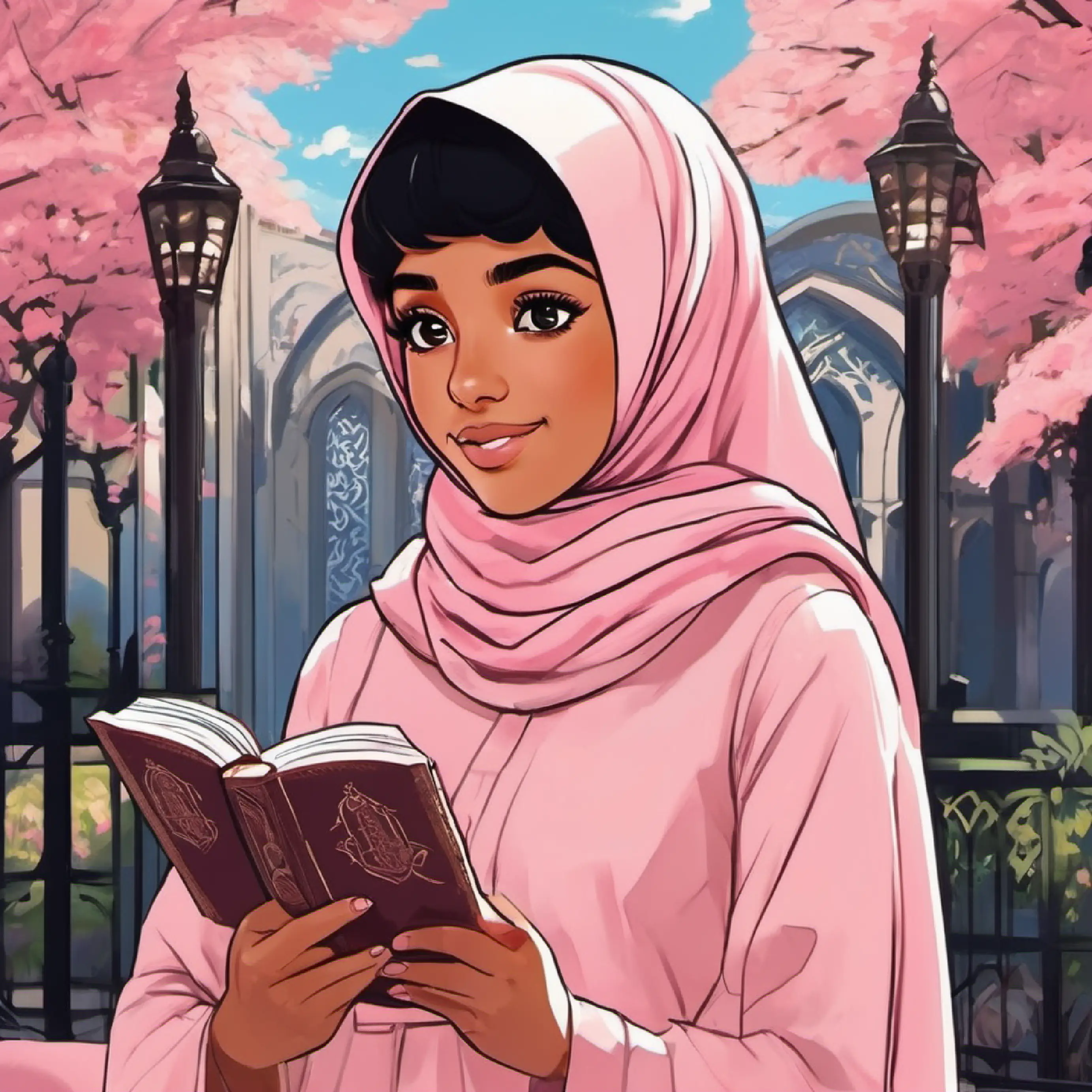 Ayesha and Fakktahh read the Quran together, creating a serene atmosphere.
