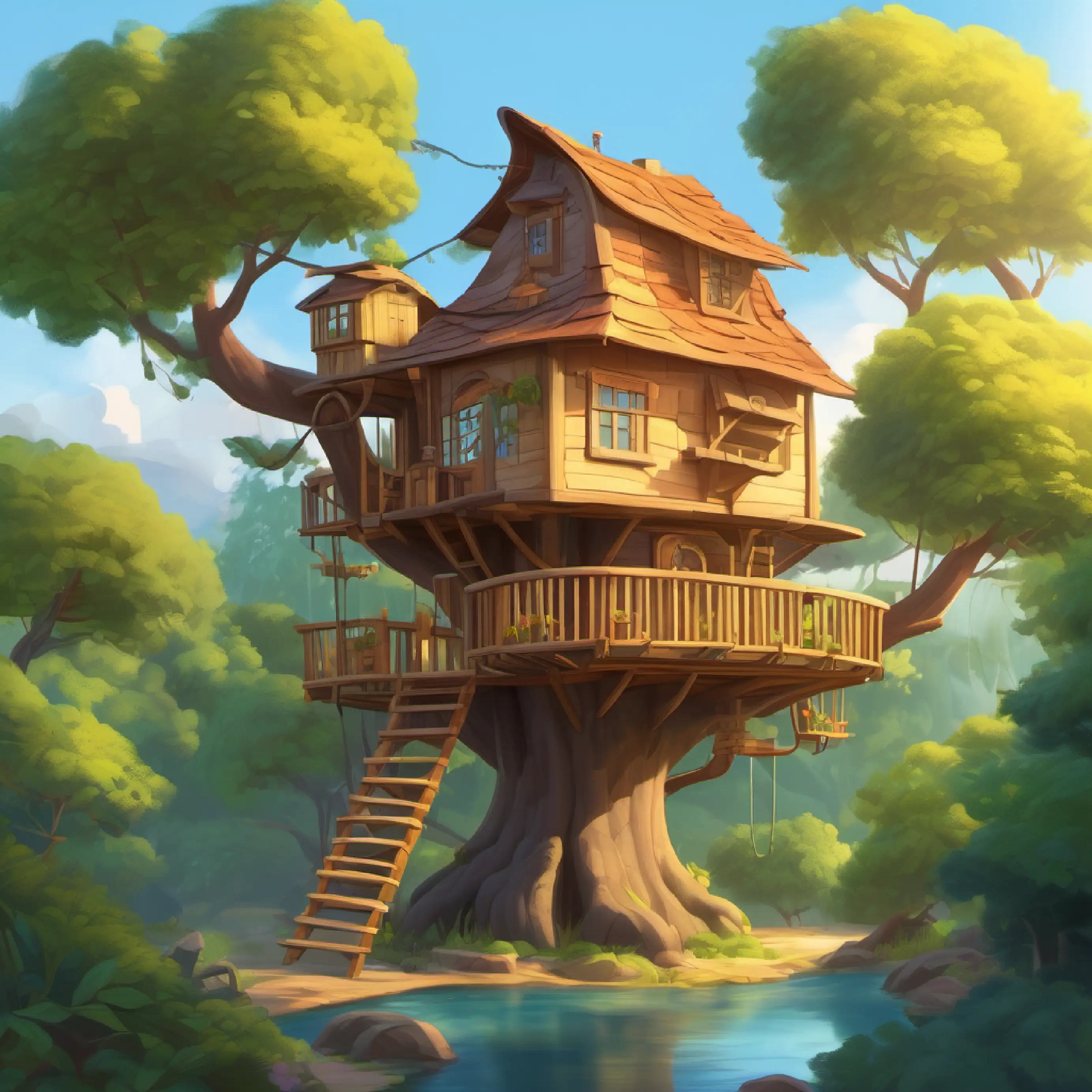 Second attempt at building the treehouse using the book.