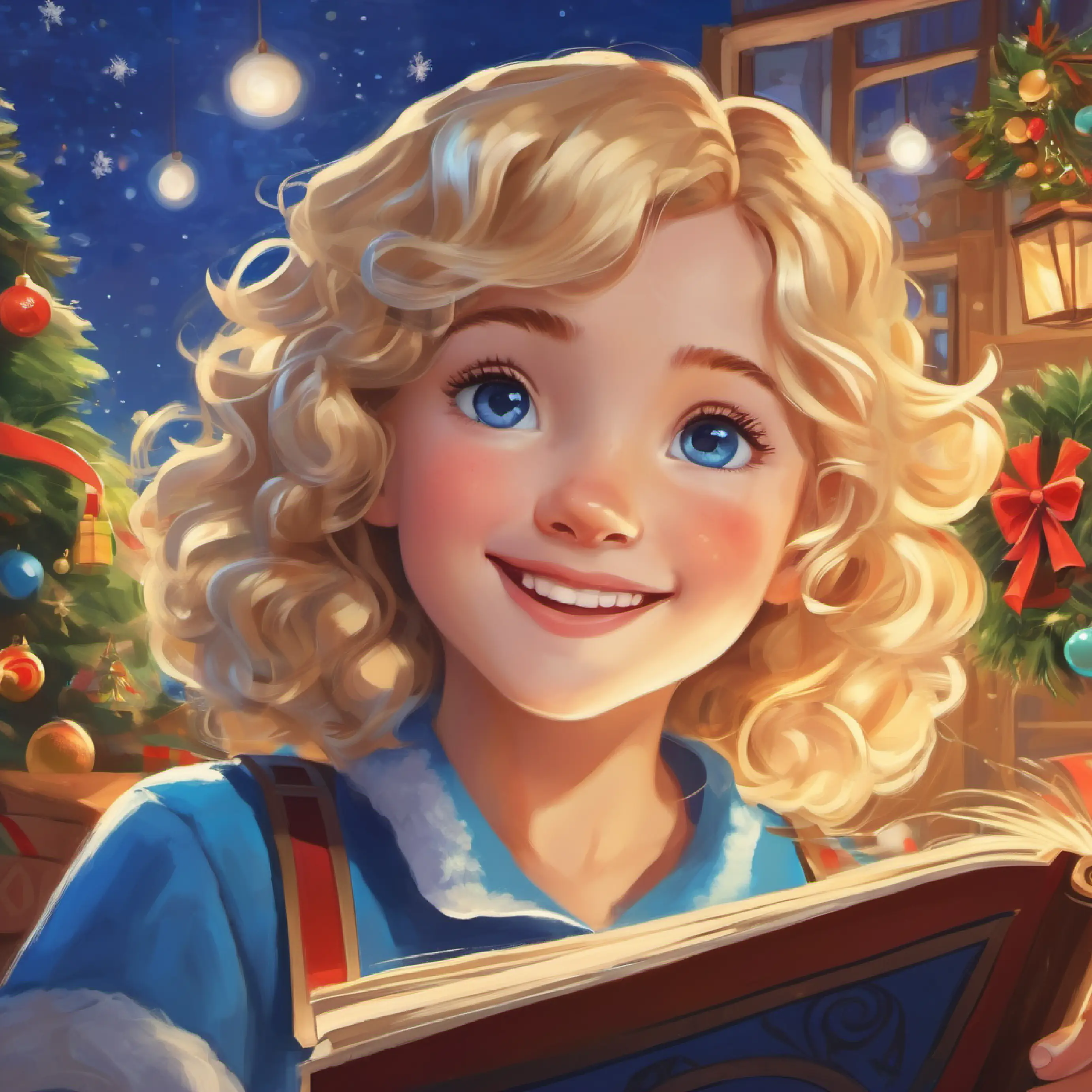 Curly blonde hair, blue eyes, energetic, full of wonder suggests starting an adventure, looking at Short black hair, brown eyes, always smiling, adventurous spirit's map.