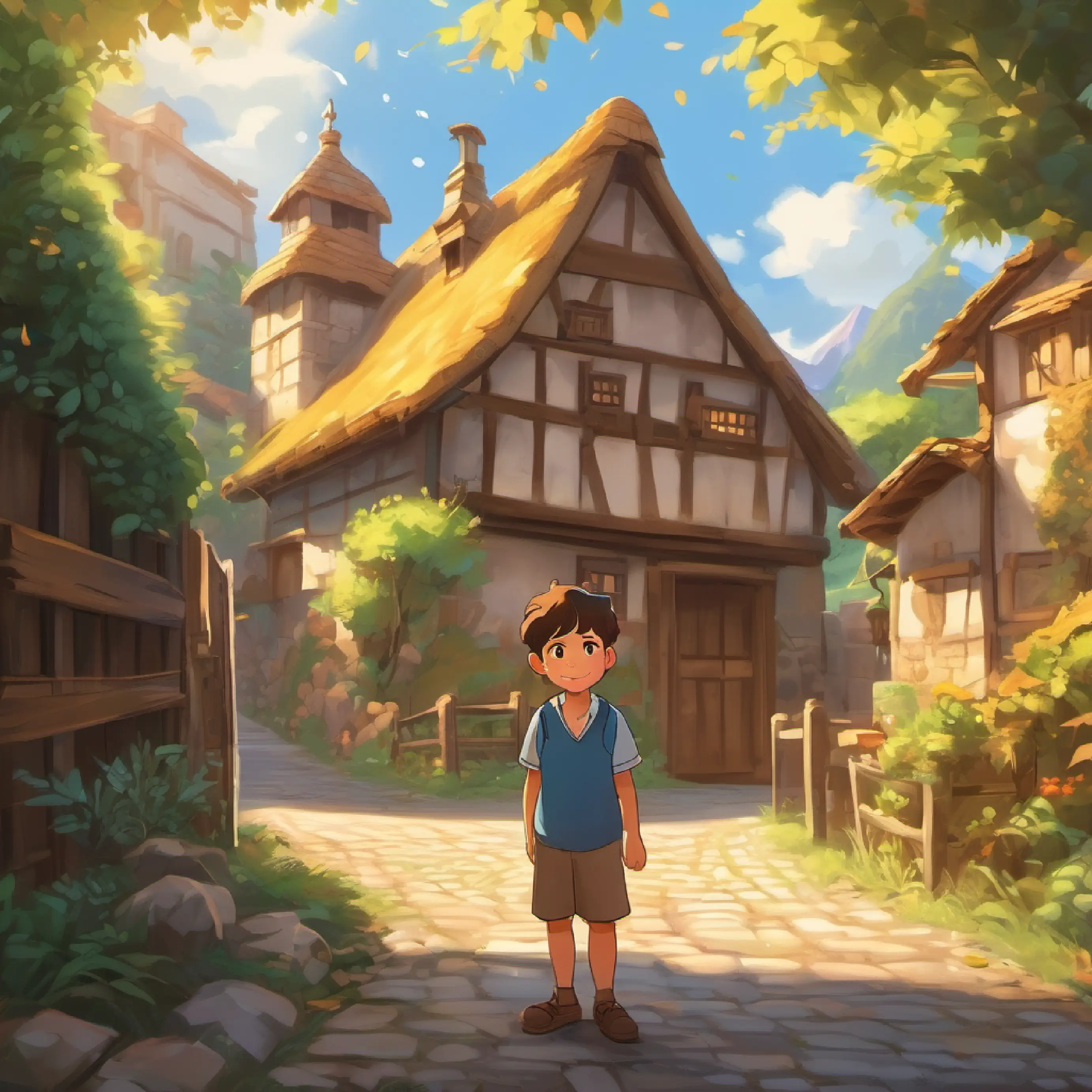 The conclusion where Young boy with warm brown eyes and a big heart's impact on the village is highlighted.